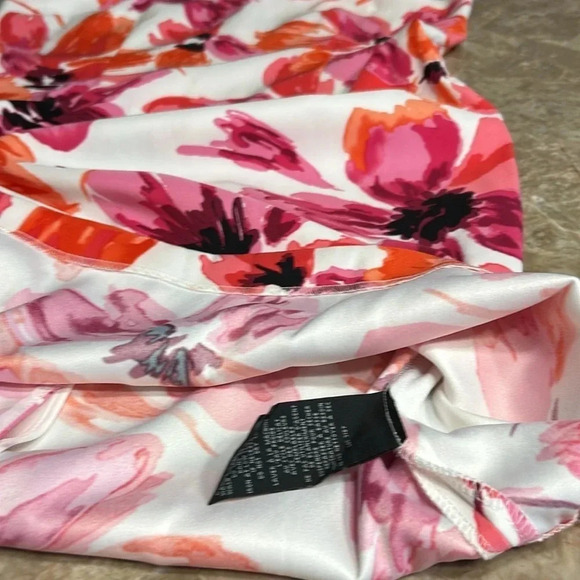 MARIO SERRANI dress, women size 8 . Multicolor, floral,sleeveless, back zip ,NWT - Picture 11 of 13